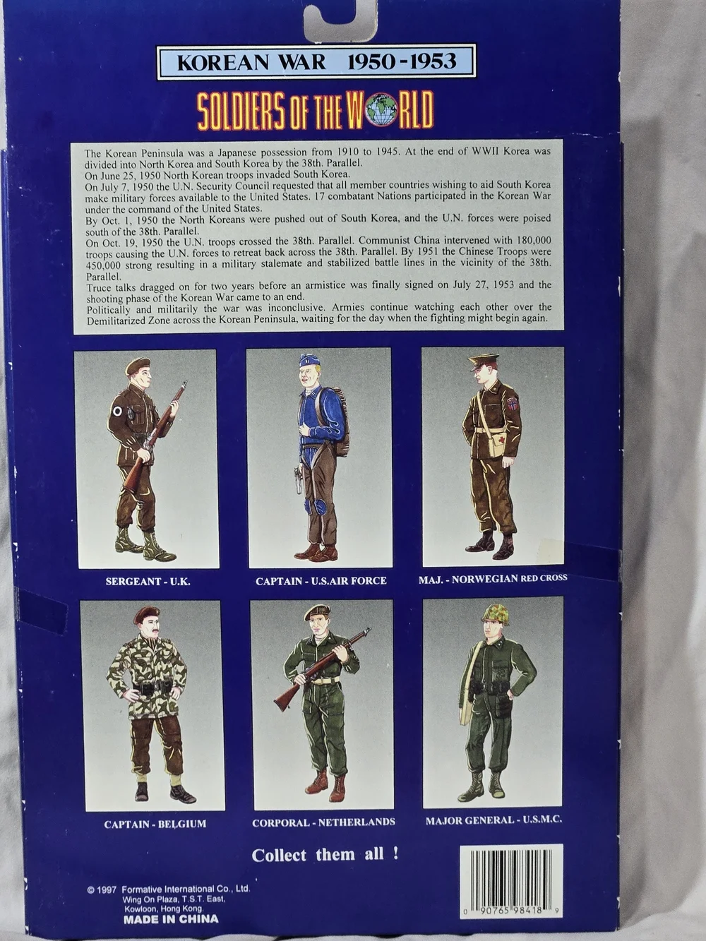 Vintage Soldiers of the World Korean War US Air Force Captain 12